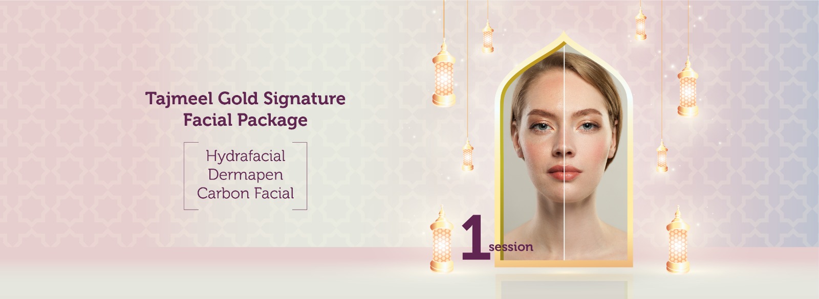 Tajmeel Gold Signature Facial Package – AED 1,499